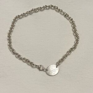 Tiffany & Co. Jewelry Return To Tiffany Oval Tag Necklace Choker